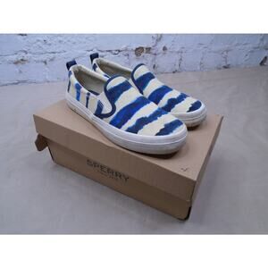 Womens Sperry Tie Dye Navy Crest TG Sneakers Great Condition! EUC